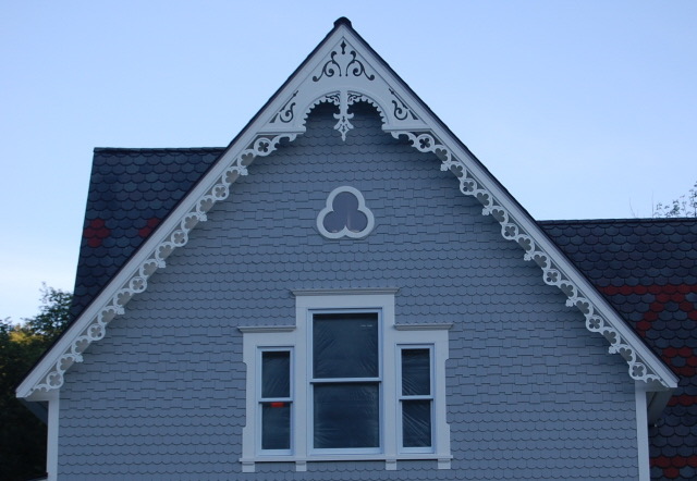 PVC Style N Gable Decoration with custom extensions