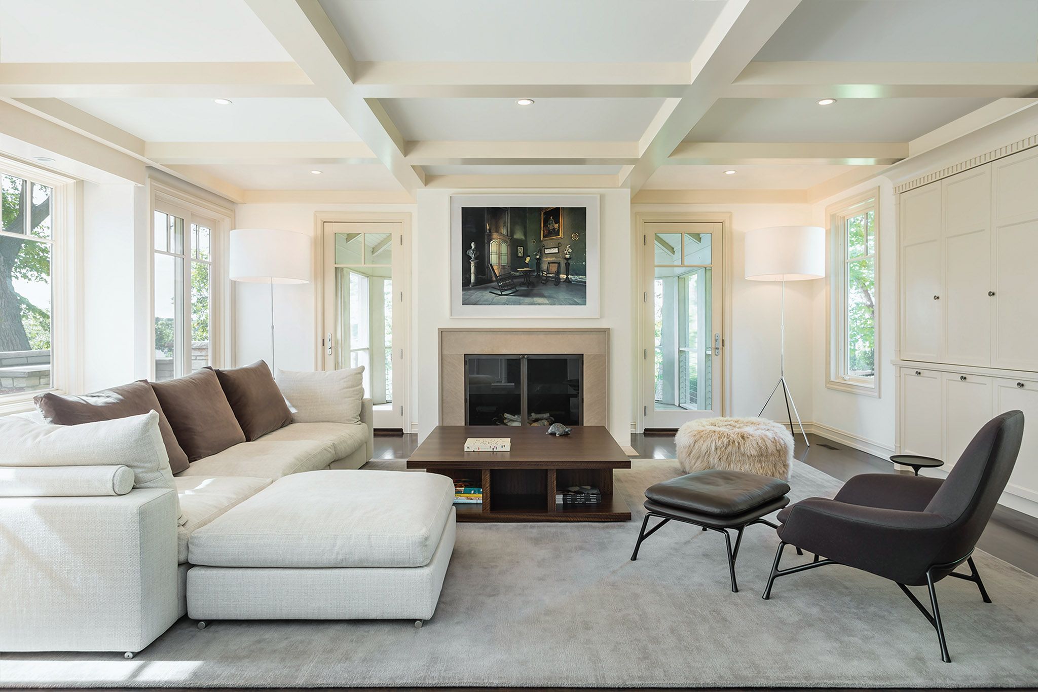 Smooth Beams in Living Room