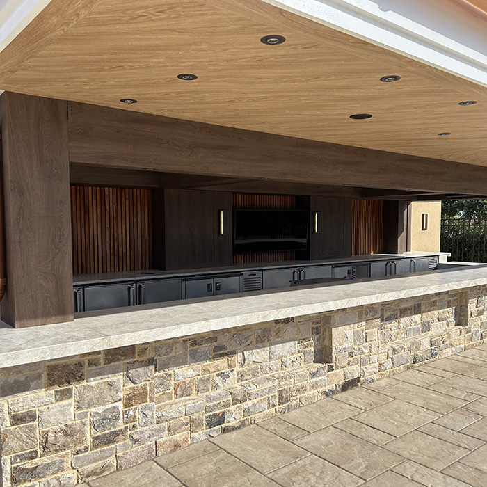 Versatex Canvas Series on full bar view